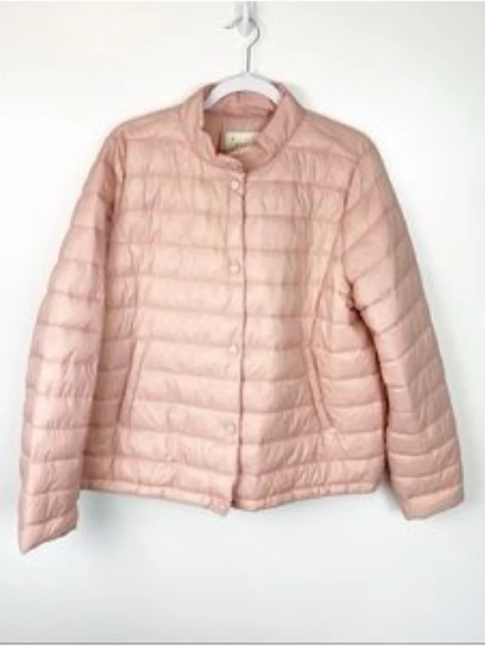 Lightweight Quilted Jacket in Light Pink